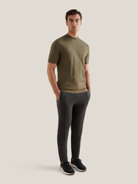 Devonshire Mercerised Cotton T-Shirt in Sea Turtle