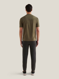 Devonshire Mercerised Cotton T-Shirt in Sea Turtle