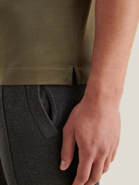 Devonshire Mercerised Cotton T-Shirt in Sea Turtle