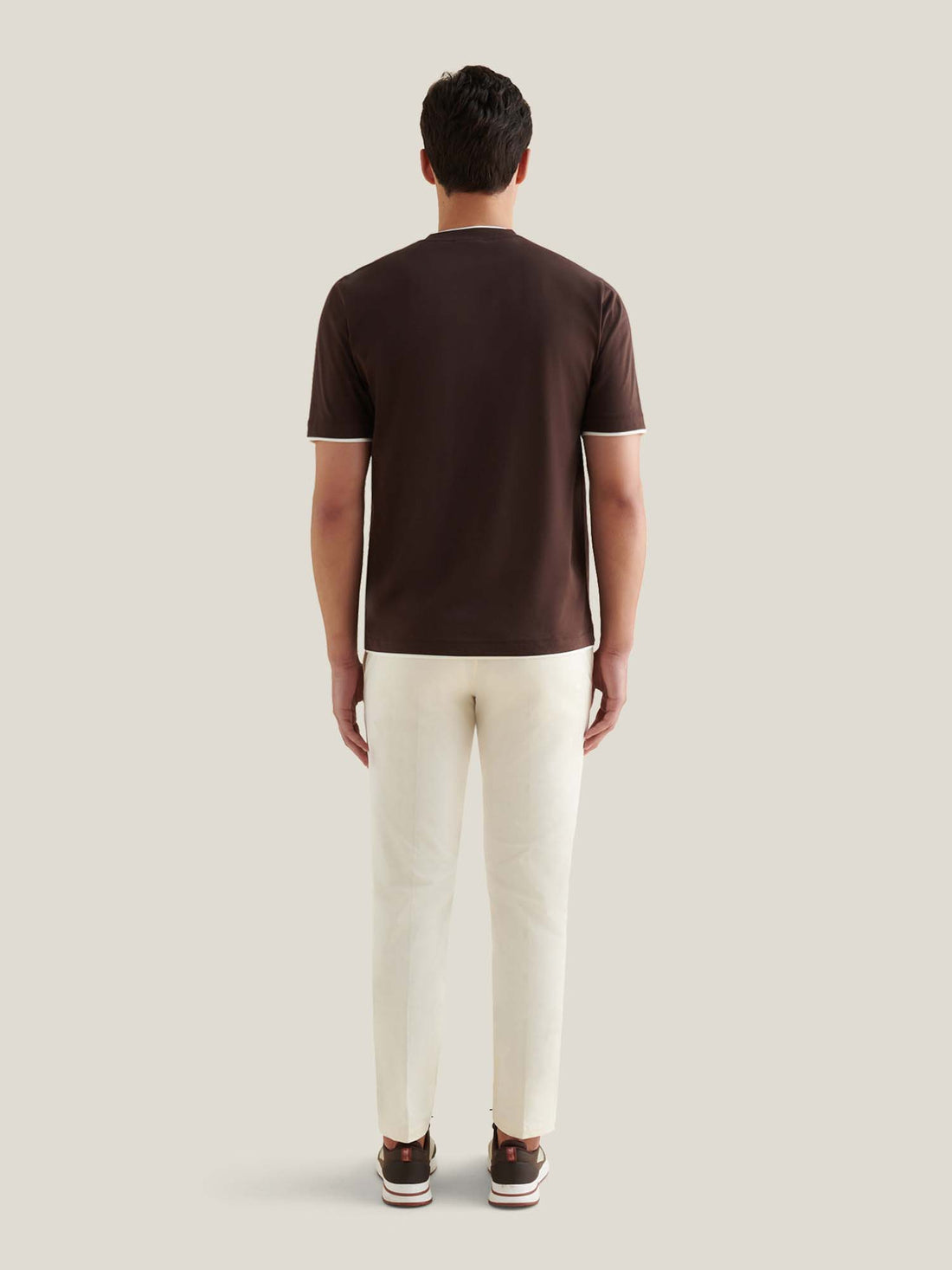 PECKHAM RYE MERCERISED DOUBLE LAYER SS T-SHIRT Java