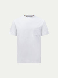 Cabana Pique Pocket T-Shirt in Bright White