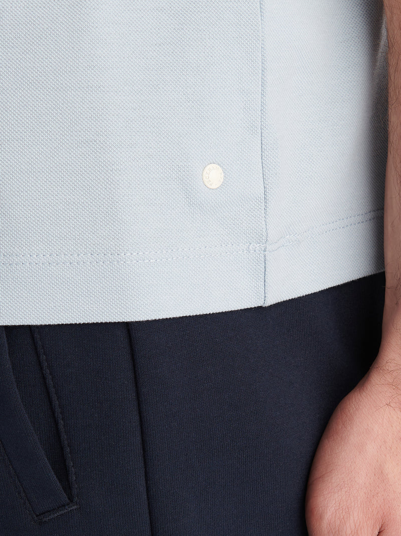 Cabana Pique Pocket T-Shirt in Blue Haze