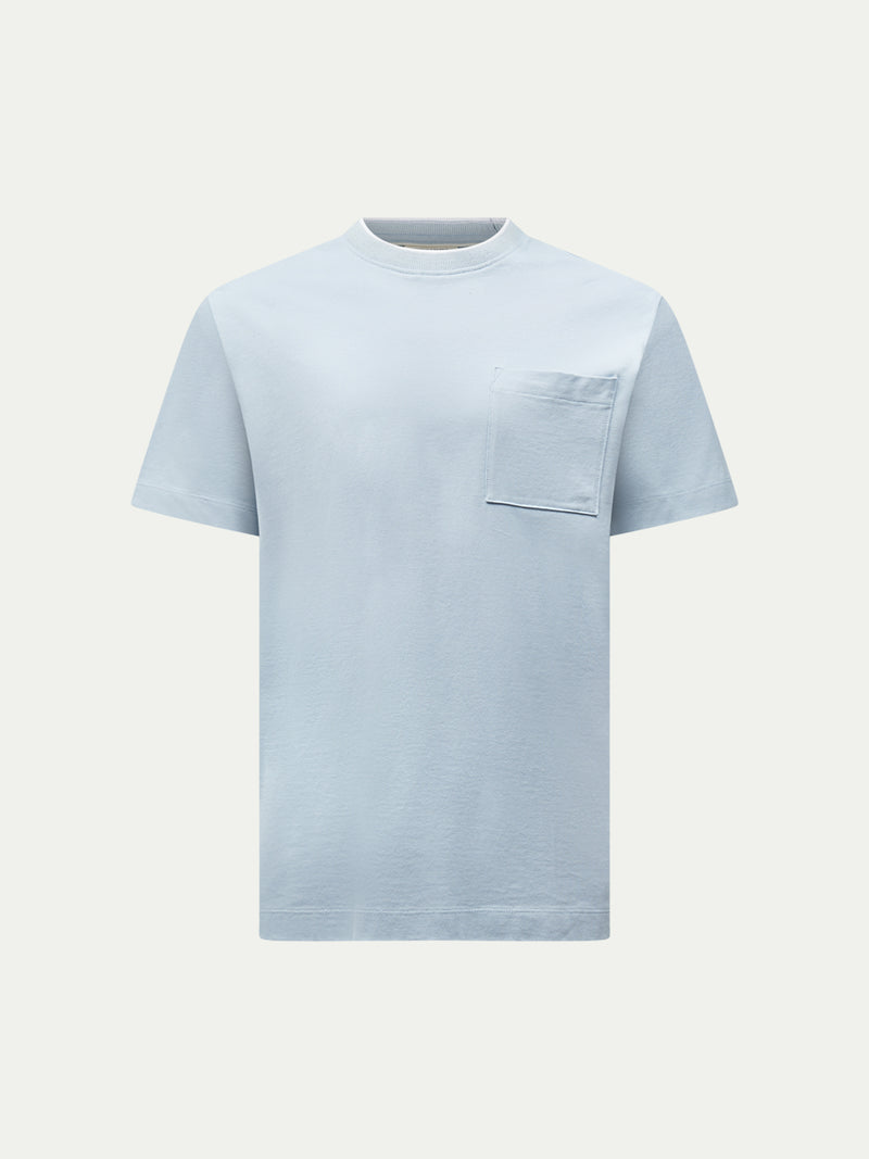 Cabana Pique Pocket T-Shirt in Blue Haze