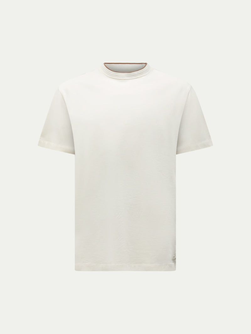 Rocco Box Fit T-Shirt in Egret