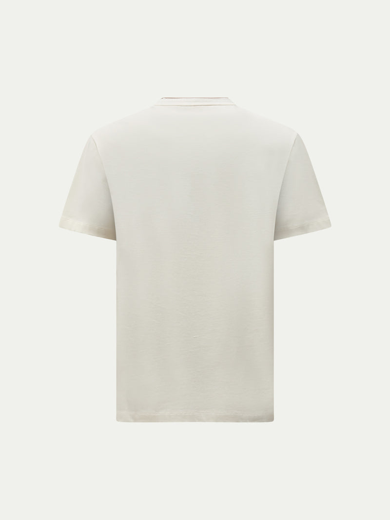 Rocco Box Fit T-Shirt in Egret