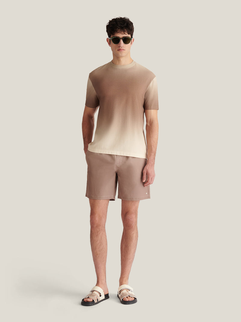 Belvedere Gradient Print T-Shirt in Caribou