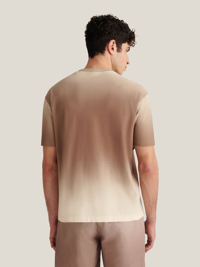 Belvedere Gradient Print T-Shirt in Caribou