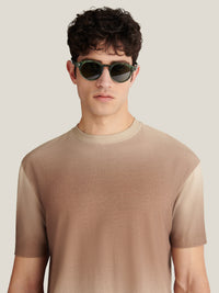 Belvedere Gradient Print T-Shirt in Caribou