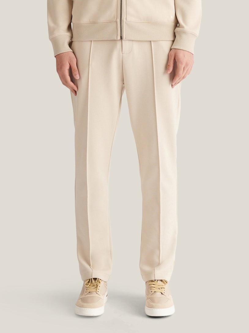 Riva Jersey Interlock Trouser in Peyote