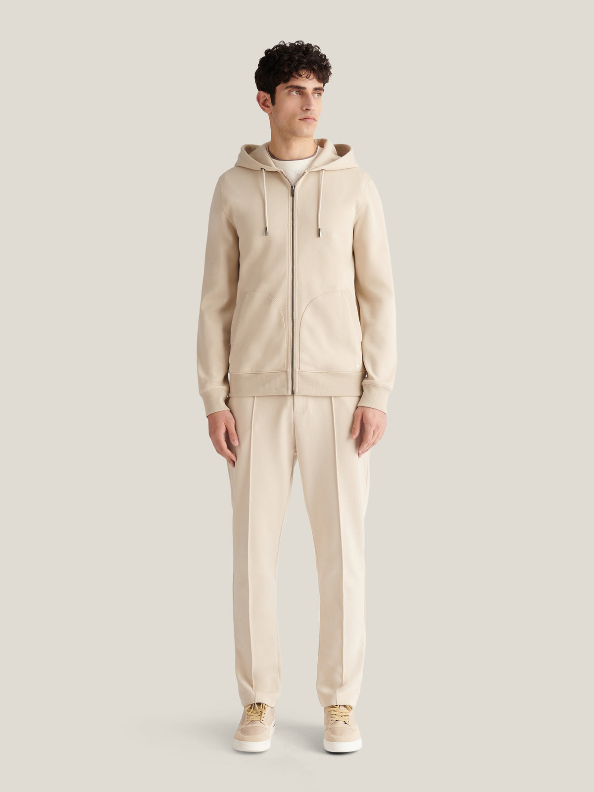 Riva Zip Hooded Jacket in Peyote