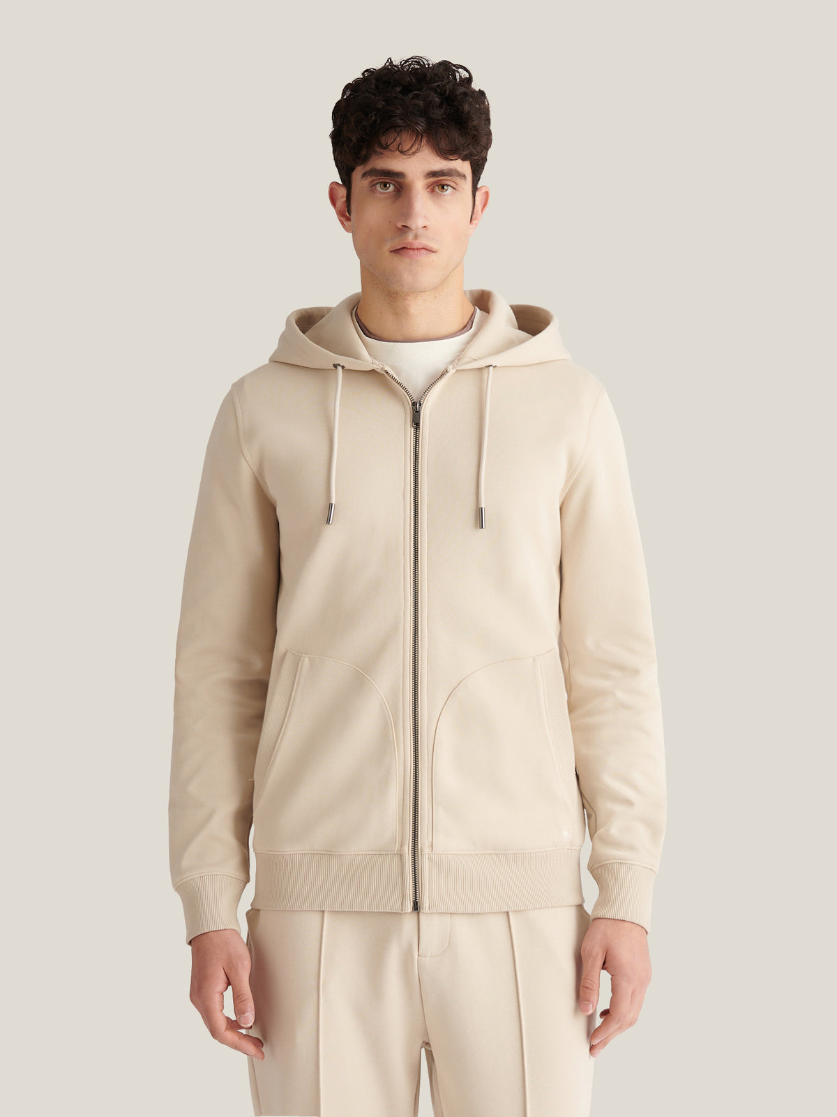 Riva Zip Hooded Jacket in Peyote