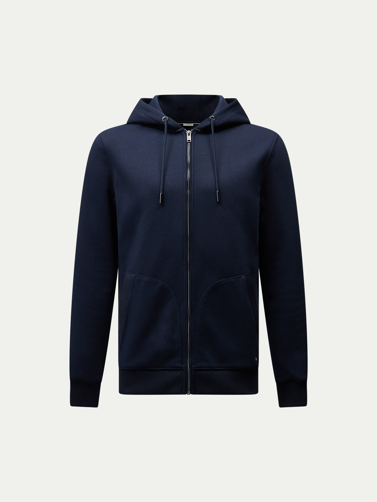 Riva Zip Hooded Jacket in Dark Sapphire Navy
