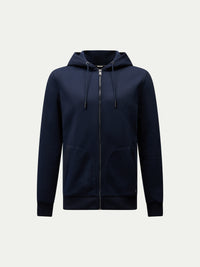 Riva Zip Hooded Jacket in Dark Sapphire Navy