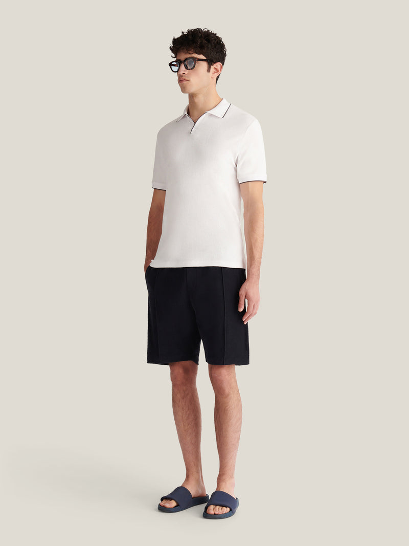 Bagni Towelling Short in Dark Sapphire Navy