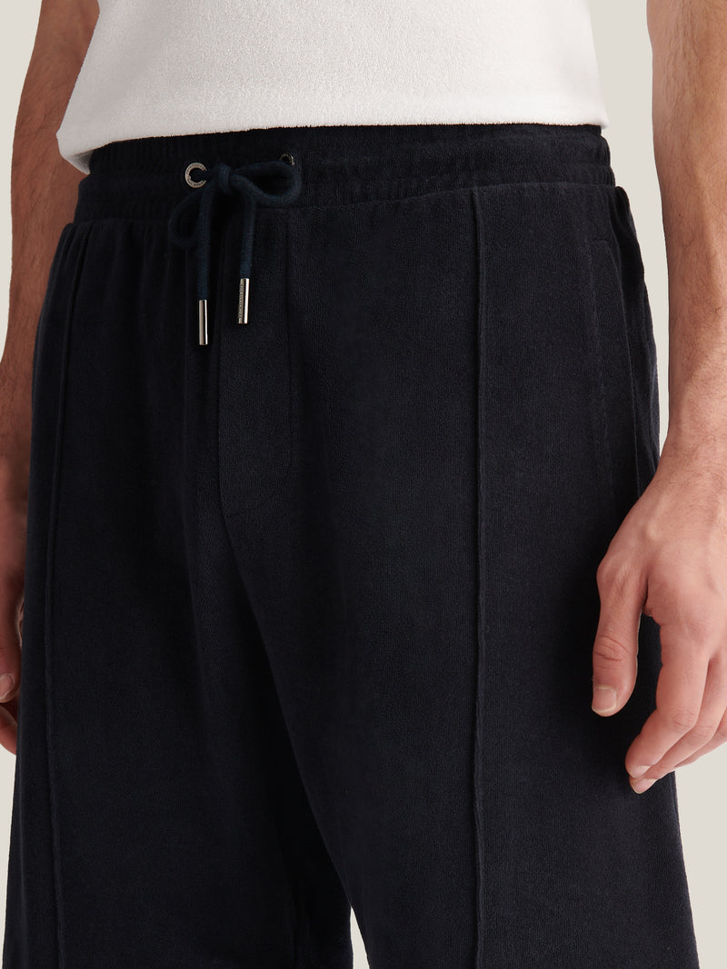 Bagni Towelling Short in Dark Sapphire Navy