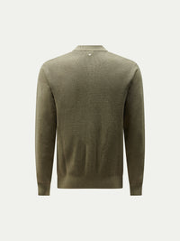 Milano Cardigan Knit Bomber in Tea Leaf