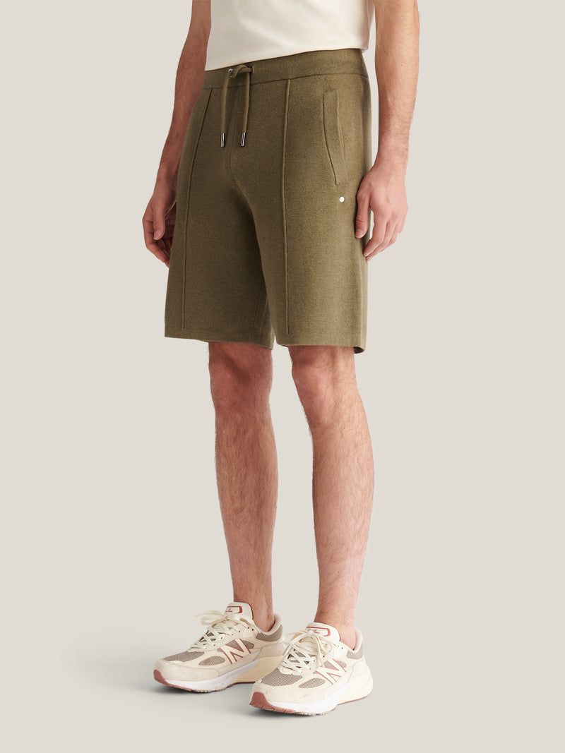 Milano Knit Short in Tea Leaf