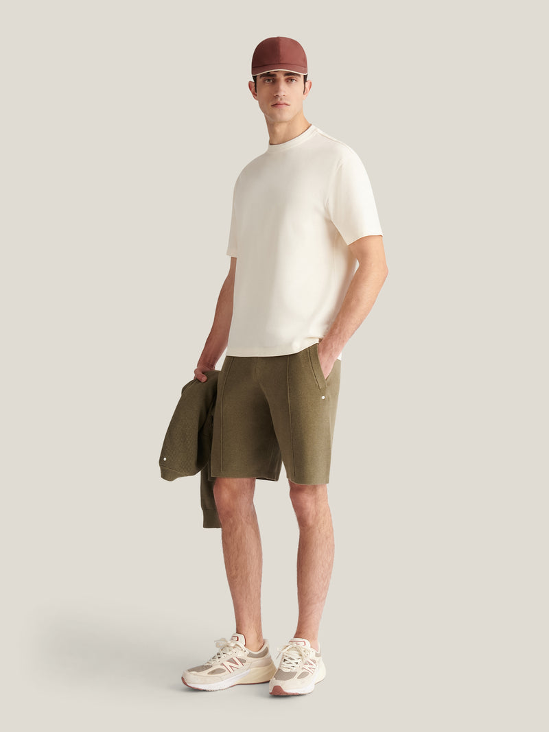 Milano Knit Short in Tea Leaf