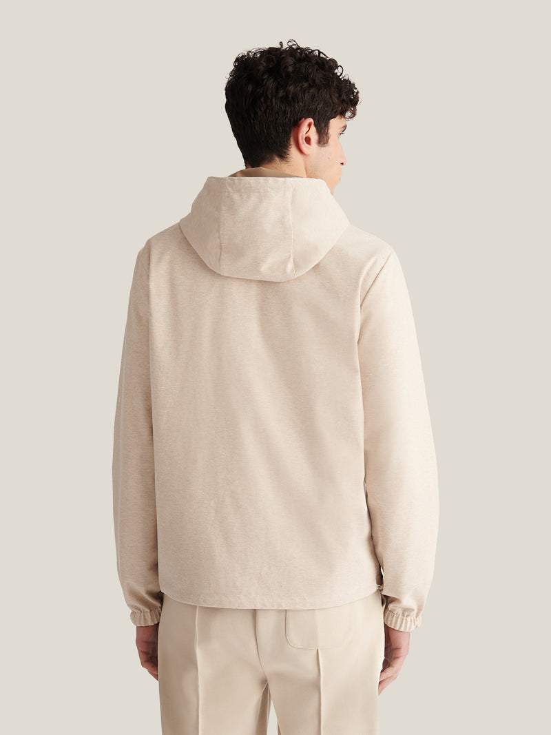 Sloane Reversible Hooded Jacket in Caribou