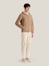 Sloane Reversible Hooded Jacket in Caribou
