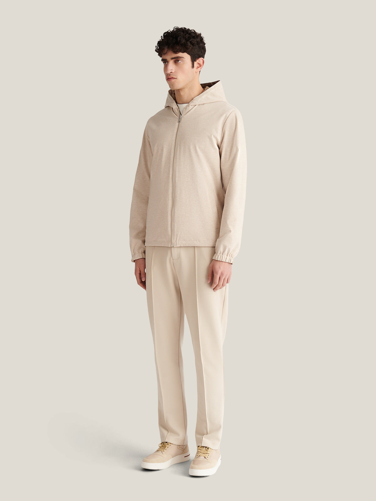 Sloane Reversible Hooded Jacket in Caribou