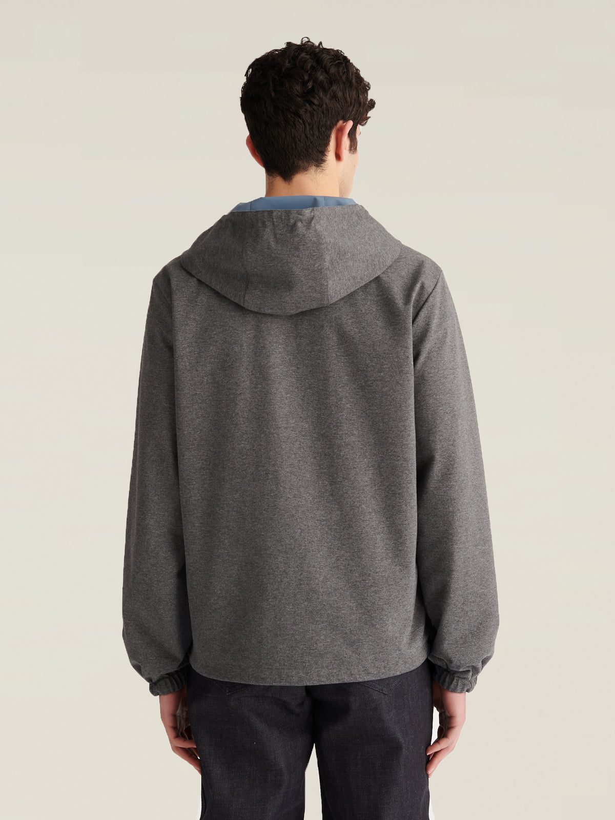 Sloane Reversible Hooded Jacket in Blue Mirage