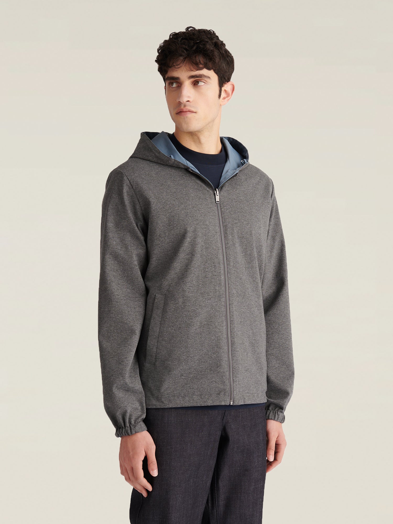 Sloane Reversible Hooded Jacket in Blue Mirage – Peckham Rye