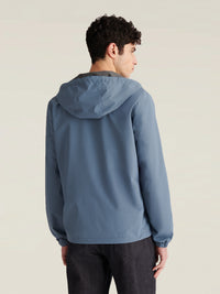 Sloane Reversible Hooded Jacket in Blue Mirage