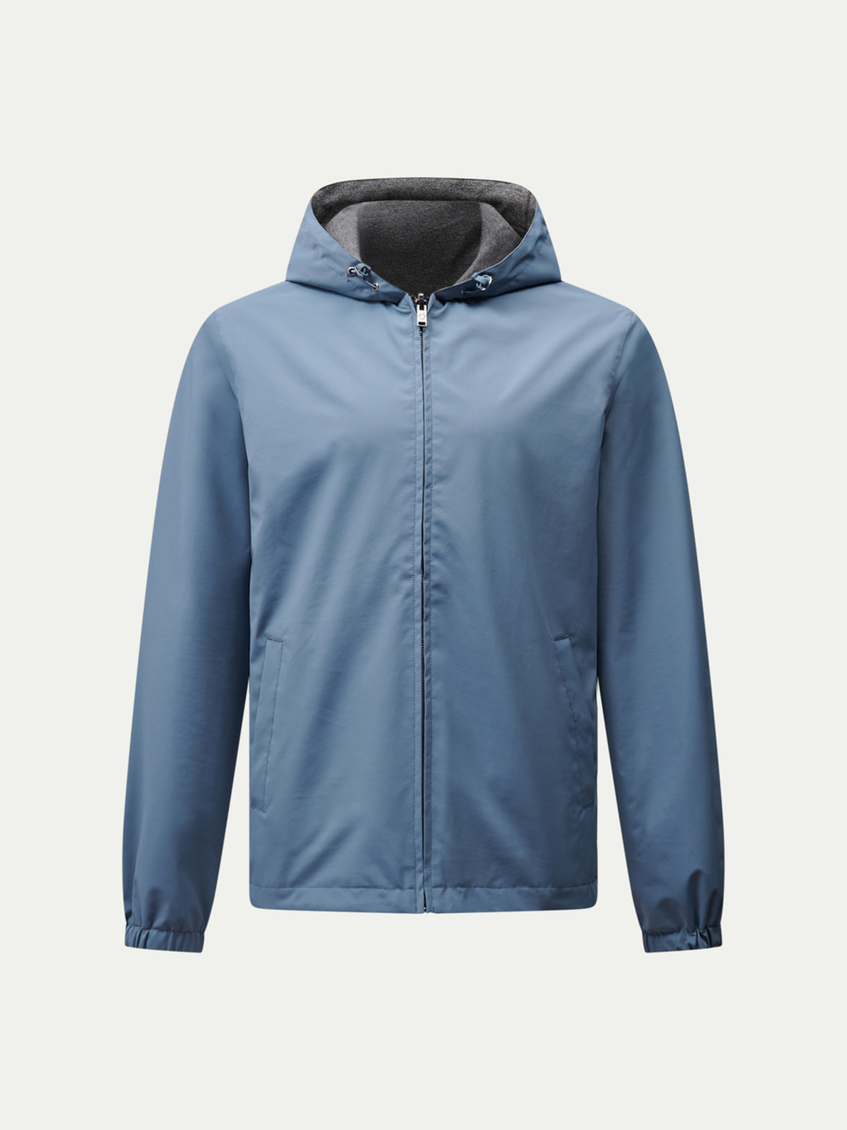 Sloane Reversible Hooded Jacket in Blue Mirage
