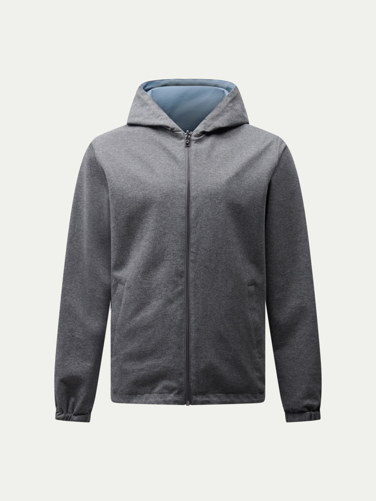 Sloane Reversible Hooded Jacket in Blue Mirage