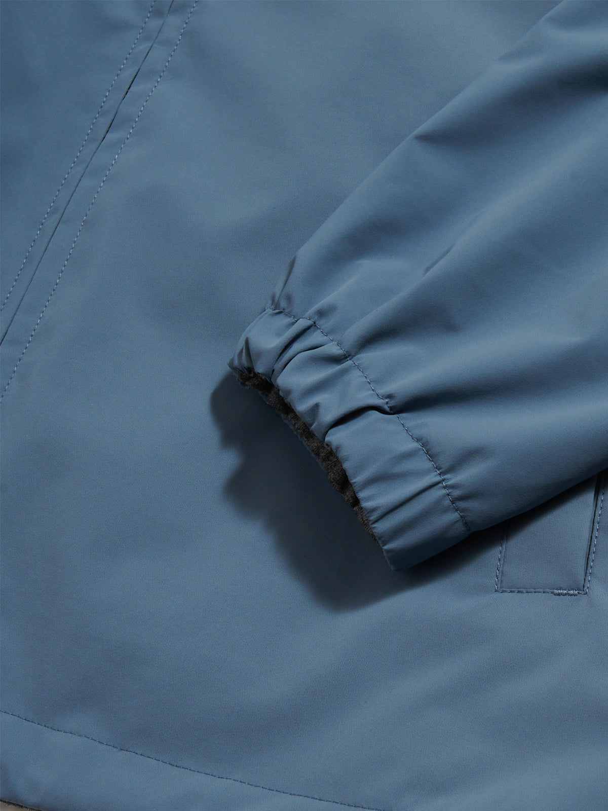 Sloane Reversible Hooded Jacket in Blue Mirage