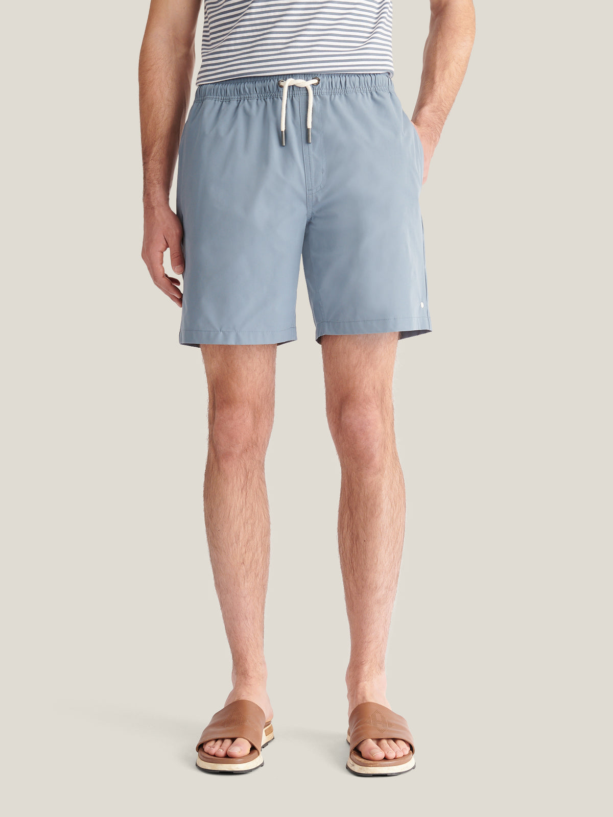 Levanto Drawstring Swim Short in Blue Mirage