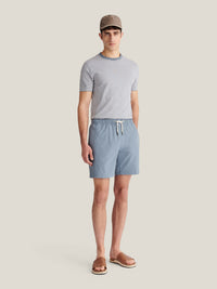 Levanto Drawstring Swim Short in Blue Mirage