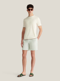 The 305 Monogram Swim Short in Seafoam