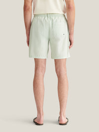 The 305 Monogram Swim Short in Seafoam