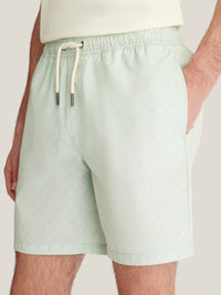 The 305 Monogram Swim Short in Seafoam