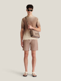 Belvedere Gradient Print Swim Short in Caribou