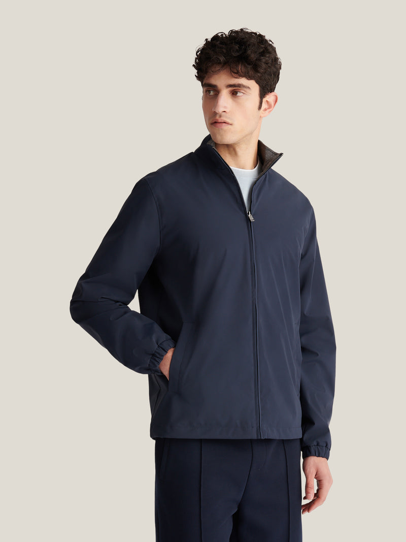 Versailles Zip Jacket in Dark Sapphire Navy