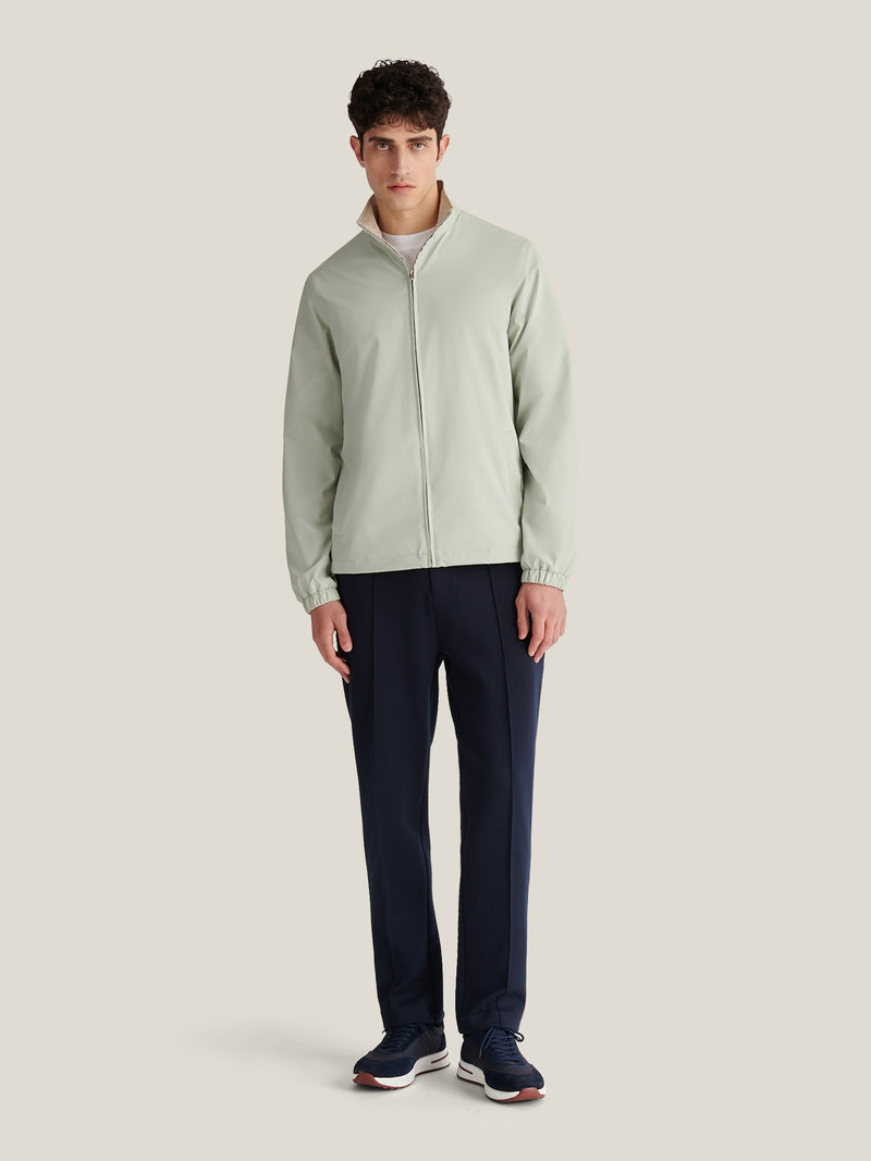 Versailles Zip Jacket in Seafoam