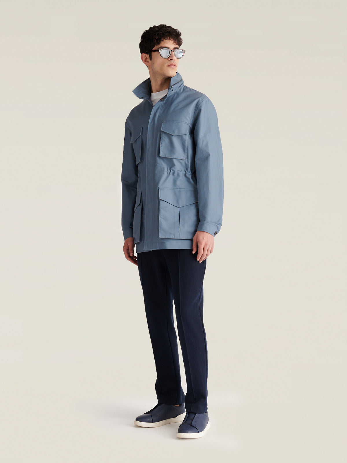 The Explorer Field Jacket in Blue Mirage