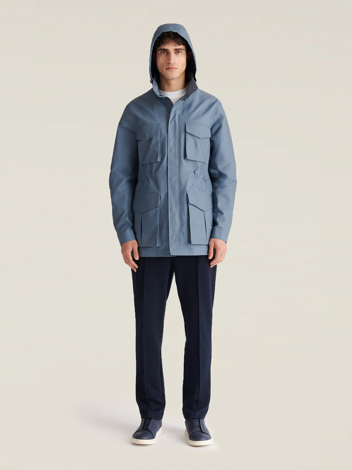 The Explorer Field Jacket in Blue Mirage