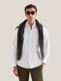 Oriel Oxford Shirt in Bright White