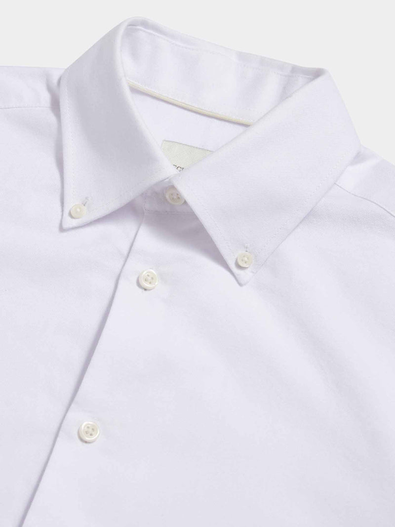 Oriel Oxford Shirt in Bright White