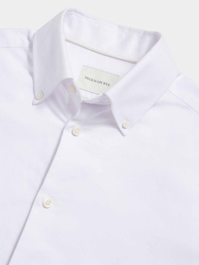 Oriel Oxford Shirt in Bright White