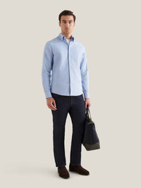 Oriel Oxford Shirt in Blue Yonder