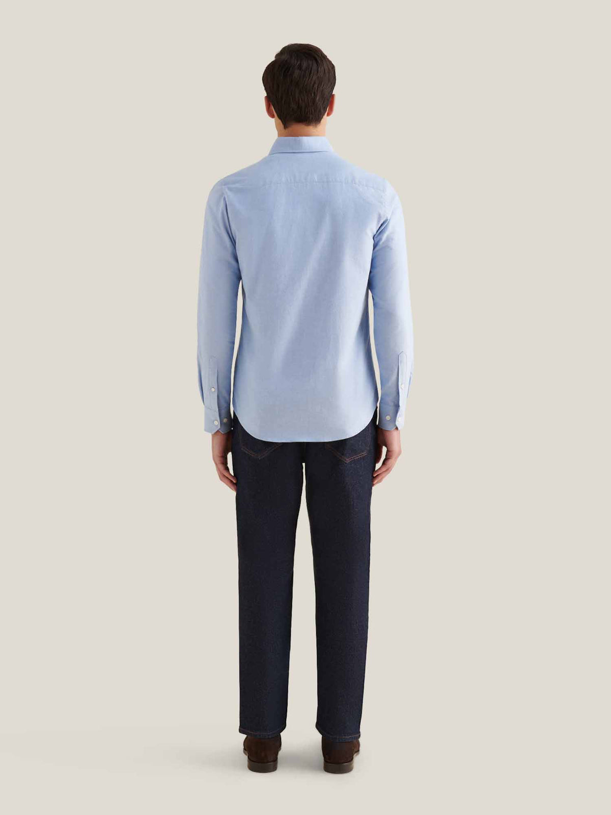 Oriel Oxford Shirt in Blue Yonder
