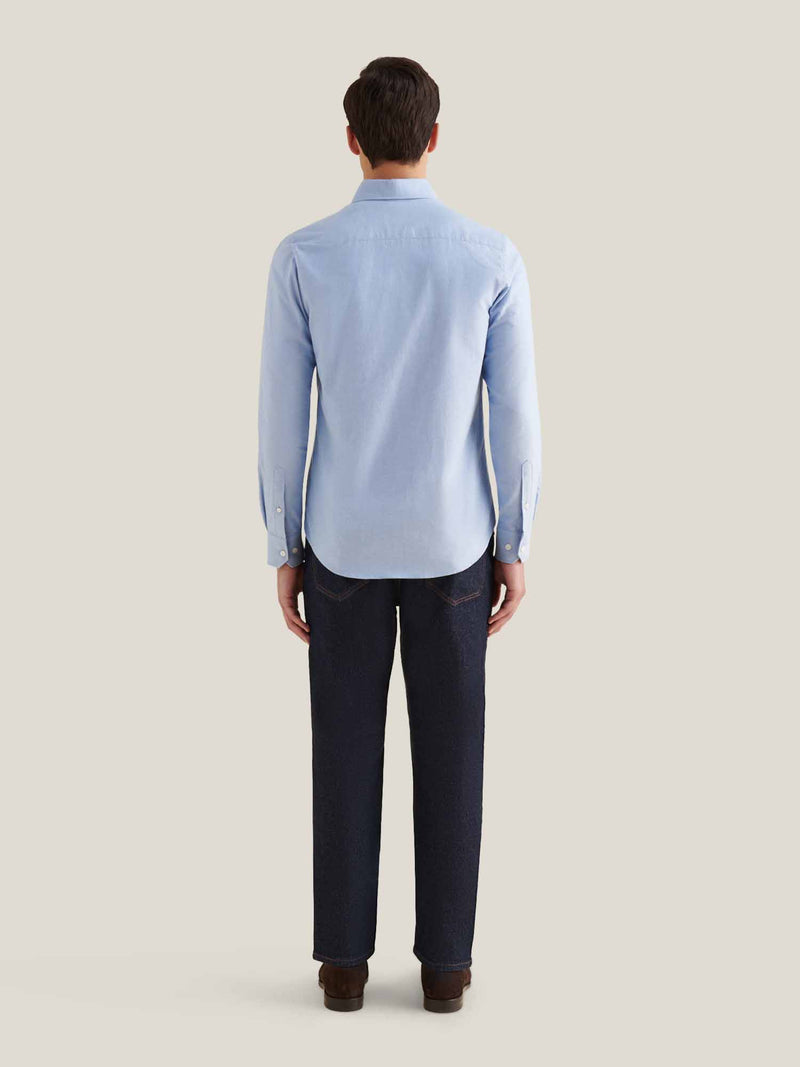 Oriel Oxford Shirt in Blue Yonder