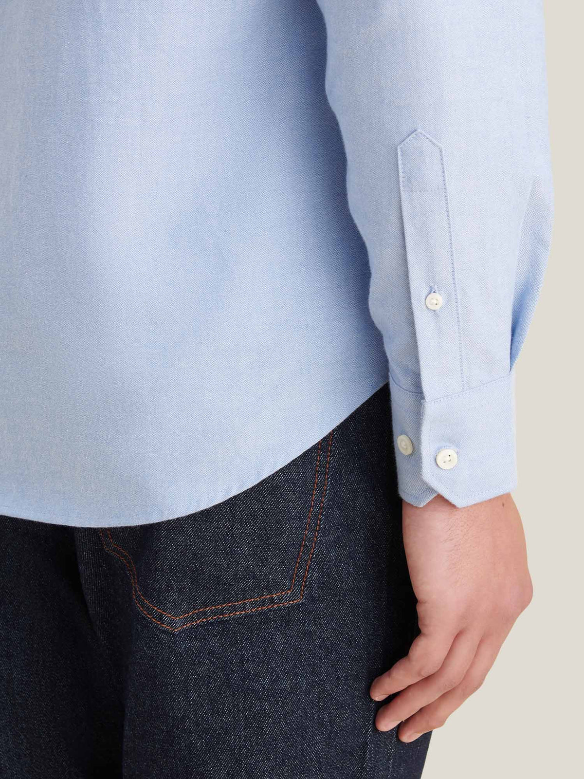 Oriel Oxford Shirt in Blue Yonder