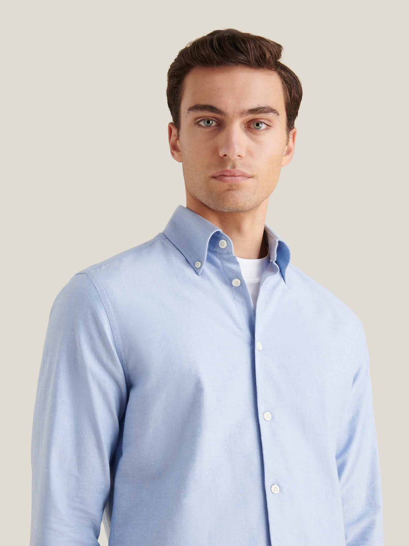Oriel Oxford Shirt in Blue Yonder