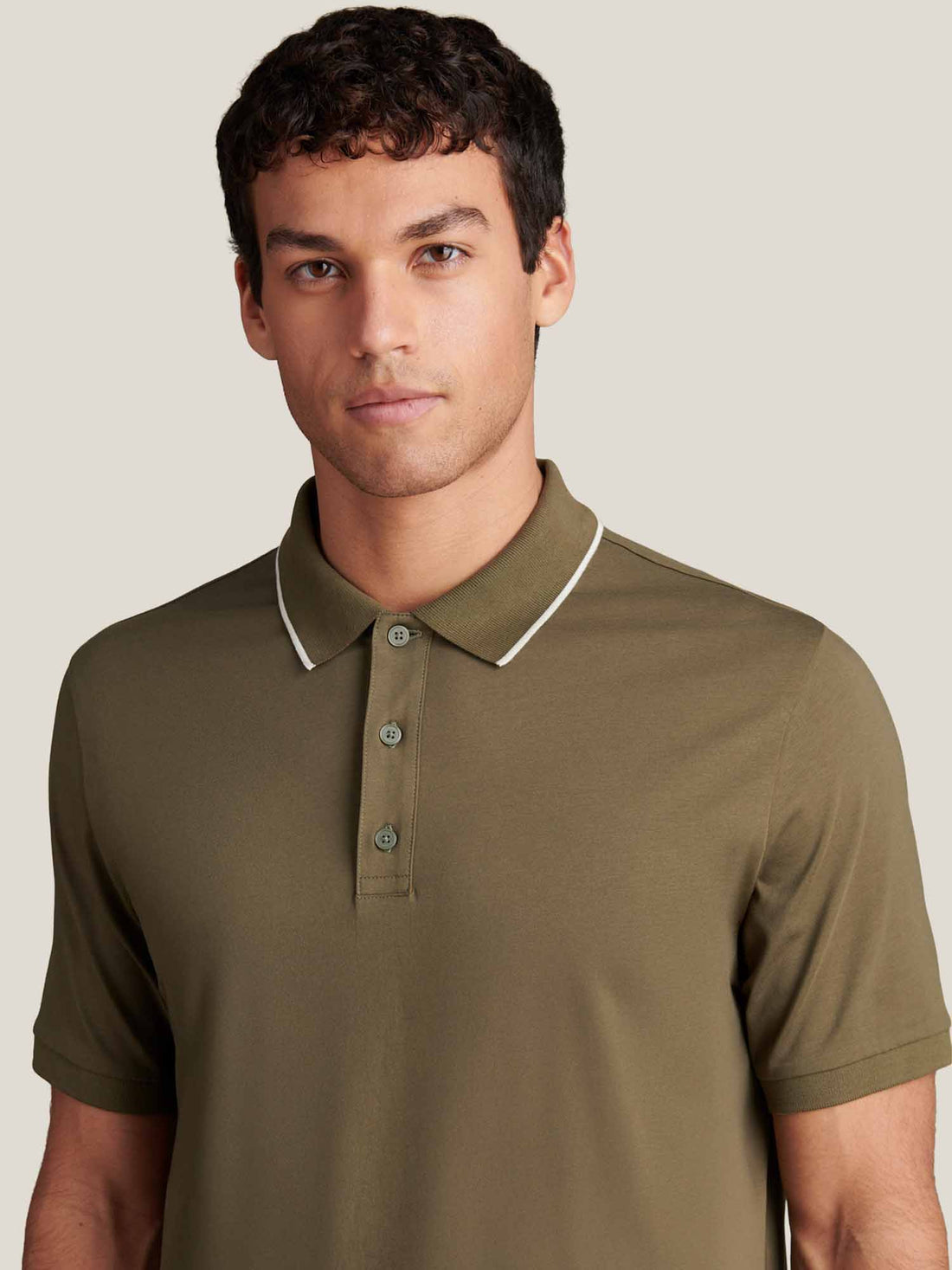 Mercerised Cotton Tipped Polo Shirt Sea Turtle